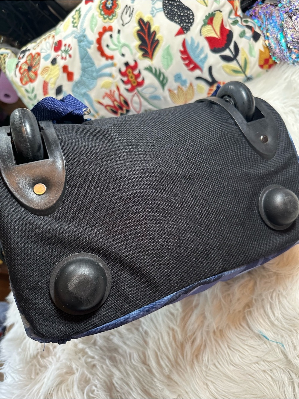 M-88 • Blue Camouflage Rolling Backpack - Picture 13 of 15